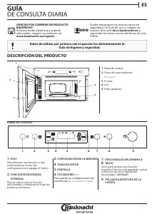 Manual de uso Bauknecht EMNK5 2238 PT Microondas