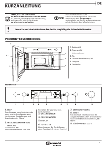 Bedienungsanleitung Bauknecht EMNK5 2438 PT Mikrowelle