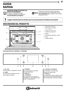 Manuale Bauknecht EMPK11 F645 Microonde