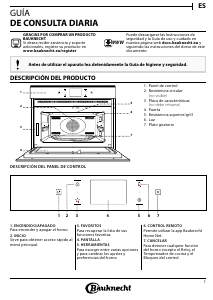 Manual de uso Bauknecht EMPK11 F645 Microondas