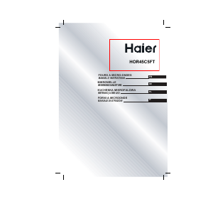 Instrukcja Haier HOR45C5FT Kuchenka mikrofalowa