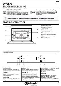 Brugsanvisning Bauknecht EMPK7 9645 PT Mikroovn