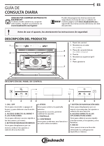 Manual de uso Bauknecht EMPK7 CT645 PT Microondas