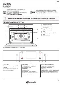 Manuale Bauknecht EMPK9 P645 BM Microonde