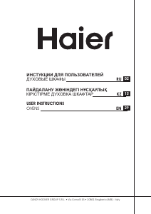 Handleiding Haier HOD-PM08VGBX Oven