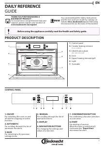 Manual Bauknecht EMPR6 7645 PT Microwave