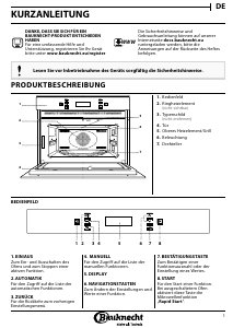 Bedienungsanleitung Bauknecht EMPR6 7645 PT Mikrowelle