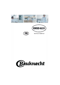 Mode d’emploi Bauknecht EMSD 6231 IN Micro-onde