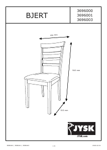 Εγχειρίδιο JYSK Bjert Καρέκλα
