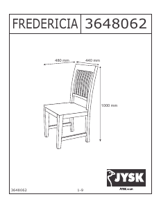 كتيب كرسي Fredericia JYSK