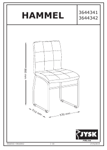 Manual JYSK Hammel Chair