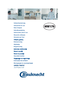 Manuale Bauknecht MW 179 IN Microonde