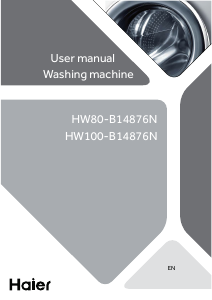Manual Haier HW100-B14876N Washing Machine