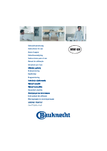 Mode d’emploi Bauknecht MW 69 WH Micro-onde