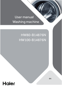 Manual Haier HW80-B14876N Washing Machine