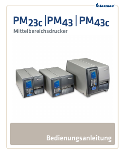 Bedienungsanleitung Intermec PM43 Etikettendrucker