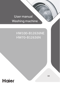 Manual Haier HW100-B12636N Washing Machine