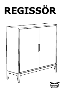 Посібник IKEA REGISSOR Стінна шафа