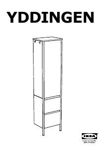 Hướng dẫn sử dụng IKEA YDDINGEN Tủ tường