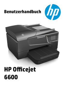 Bedienungsanleitung HP Officejet 6600 Multifunktionsdrucker