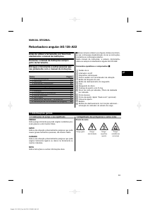 Manual Hilti AG 125-A22 Rebarbadora