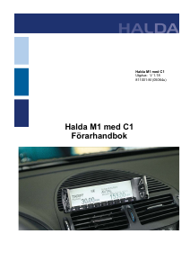 Bruksanvisning Halda M1 (+C1) Taxameter