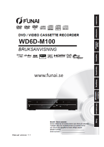 Bruksanvisning Funai WD6D-M100 DVD-Video Kombination