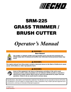 Manual Echo SRM-225 Grass Trimmer