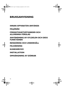 Bruksanvisning Bauknecht KRA 118 Kylskåp