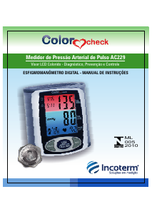 Manual Colorcheck AC229 Medidor de pressão
