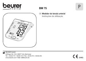 Manual Beurer BM 75 Medidor de pressão