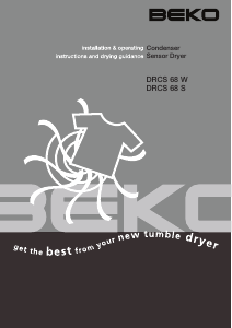 Manual BEKO DRCS 68 S Dryer
