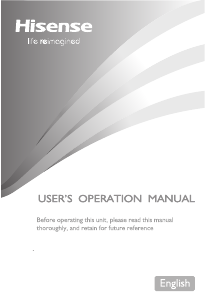 Manual Hisense RF749N4WFF Fridge-Freezer