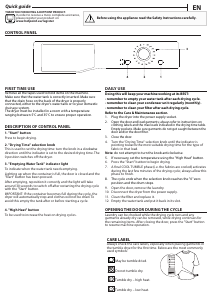 Manual Hotpoint H2 D71W UK Dryer