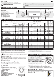 Priročnik Hotpoint EU AQDD 107632 EU/A N Pralno-sušilni stroj