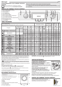 Manual Hotpoint AQ94D497SD EU/B N Mașină de spălat