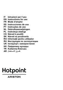 Manuale Hotpoint-Ariston HHBS 9.8C LTD K Cappa da cucina