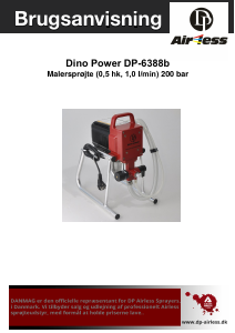 Brugsanvisning Airless DP-6388b Dino Power Malersprøjte