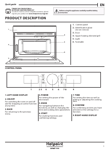 Manual Hotpoint-Ariston MP 454 IX HA Microwave