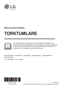 Bruksanvisning LG FDRC308N2W9 Tørketrommel