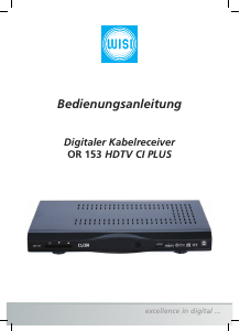 Bedienungsanleitung Wisi OR 153 Digital-receiver