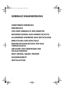 Bedienungsanleitung Bauknecht KRIK 2200/A-LH Kühlschrank
