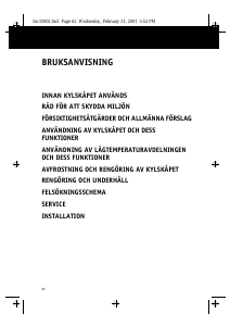 Bruksanvisning Bauknecht KRMC SYMPHONY Kylskåp