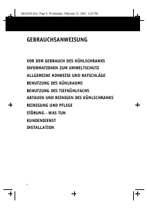 Bedienungsanleitung Bauknecht KRMG 1665/2 FH Kühlschrank