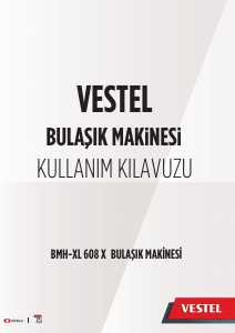 Kullanım kılavuzu Vestel BMH-XL 608 X Bulaşık makinesi