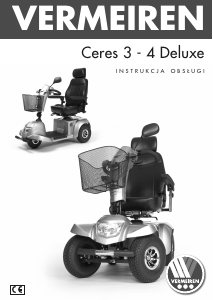 Instrukcja Vermeiren Ceres 4 Deluxe Skuter inwalidzki