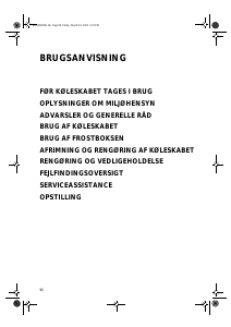 Brugsanvisning Bauknecht KRVA 3850/1/IN Køleskab