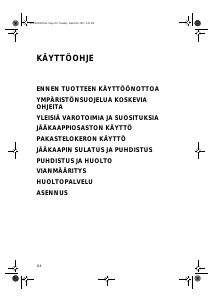 Käyttöohje Bauknecht KRVA 3857/ININ Jääkaappi