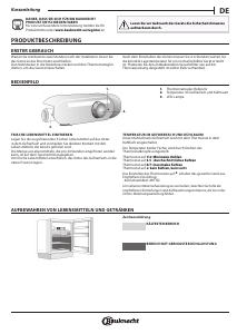 Bedienungsanleitung Bauknecht KSU 8VF1 Kühlschrank