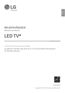 Bruksanvisning LG 86NANO866PA LED-TV